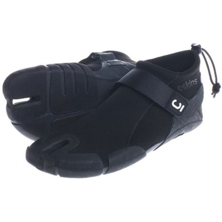 2026 C-Skins Wired 2mm Split Toe Reef Stivali C-RBWIST - Black